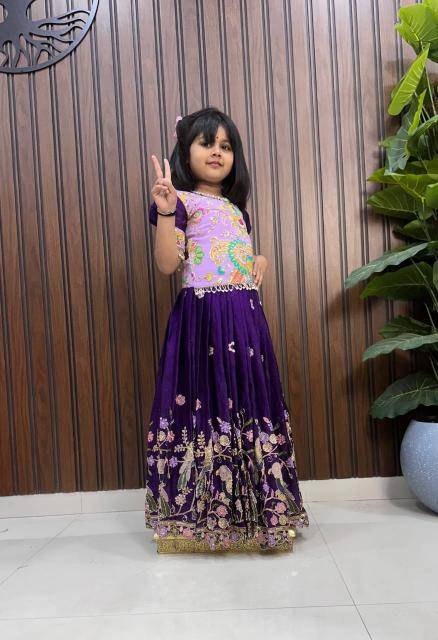 kids lehenga frendy silk Children clothing market in Hyderabad